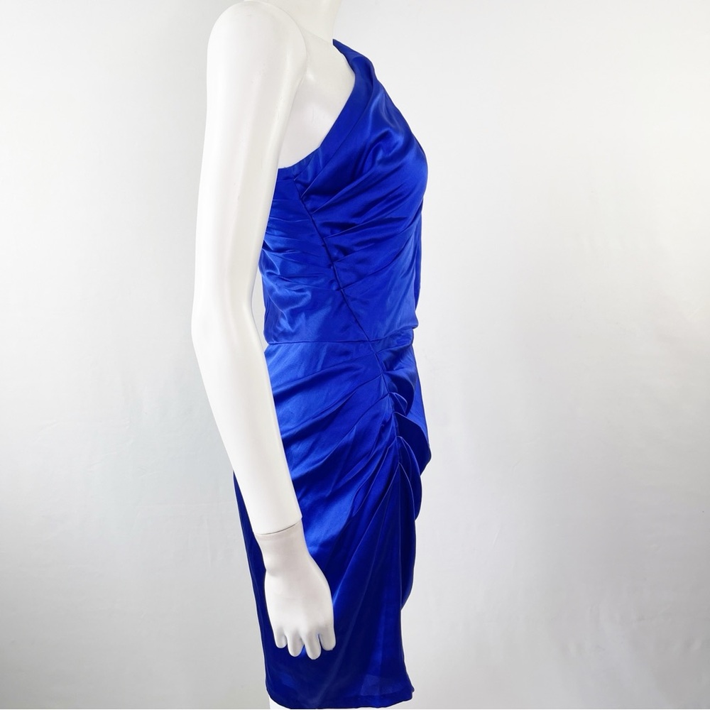 Aidan Mattox Dress Royal Blue Size 4 - Picture 5 of 9